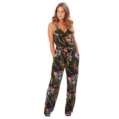 Multi coloured totally tropical jumpsuit